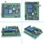 12V 24V 36V 2CH Universal Garage Door Remote Switch 433Mhz Wide Range Motor Forward and Reverse, 2 Channel Wireless Switch Garage Door keypad Universal Wireless (2X Control 433MHz)