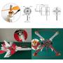 Vehicles-OCS 1Pcs RC Drone Replacement A2212/10T 1400KV Motor with Installation Kit for Fixed Wing Quadcopter Repair Vehicles-OCS Part