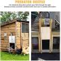 CO-Z Automatic Chicken Coop Door, Auto Chicken Door with Timer, Electric Poultry Chicken Coop Door Opening Motor with Remotes, Full Aluminum Coop Door with Light Sensing Operator for Smart Home Farms