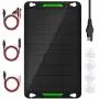 Sun Energise 10W 12V Solar Car Battery Charger Pro, Solar Trickle Charger & Maintainer Built-in MPPT Charge Controller + 3-Stages Charging for Motorcycle Truck Tractor RV Boat Trailer Marine