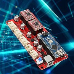 Control Board, Engraving Machine Motherboard Driver Board Stepper Motor Controller with T Type Cable