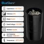 145-175 uf MFD 50/60 Hz 110-125 VAC Volts Round Start Capacitor by Blue Stars - Universal Fit for Air Conditioner and Other Electric Motor Applications - Pack of 1