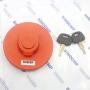 Excavator Fuel Tank Cap - SINOCMP 2 Key Fuel Tank Cap Assy For Hitachi EX200-2 EX120-2 Locking Fuel Cap Excavator Parts, 3 Month Warranty