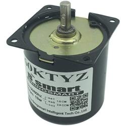 Bringsmart 60ktyz 2.5rpm 110V AC Motor Low Speed Mini Gearbox Electric Motor Barbecue High Torque 110V Geared Motor Synchronous Reduction Motor Reversible (60KTYZ)