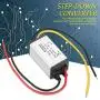 Buck Converter,DC-DC Non-Isolated Step Down Module,12V/24V Step Down to 5V Power Supply Module,Waterproof,Dustproof and Anti-Shock,for Car LED Screen,Monitor Camera,Fan,Water Pump,Motor,Router