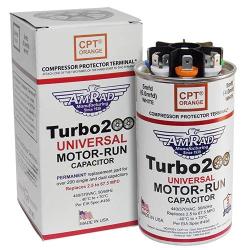 Turbo 200 Motor Run Capacitor w/CPT Terminal Replaces Mars 12200