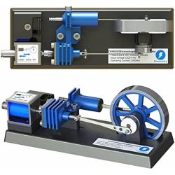 Chnkous Electromagnetic Pneumatic Engine Hot Air Stirling Engine Motor Model Perpetual Motion Desk Toy