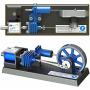 Chnkous Electromagnetic Pneumatic Engine Hot Air Stirling Engine Motor Model Perpetual Motion Desk Toy