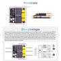 DC Moter Driver Dual H Bridge Motor Speed Controller DC 6.5-28V Operating Voltage 12A 7-24V Motor with Heat Sink Suitable for MD60