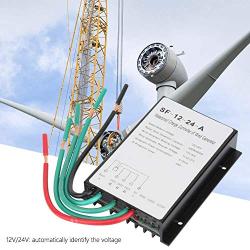 SF-12-24-A Wind Turbine Controller, 12V/24V 300W/600W Waterproof Wind Turbine Generator Charge Controller Regulator