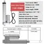 Actionneur Linéaire pour Cerveau 12V 4 pouces 1500N 330lbs 100mm Multi-Fonction Utilisé pour Suivi Solaire, Lit Massant Réglable, Suivi Solaire de Terrain, Tracteur à Neige Actionneur Linéaire pour Cerveau 12V 4 pouces 1500N 330lbs 100mm Multi-Fonction Utilisé pour Suivi Solaire, Lit Massant Réglable, Suivi Solaire de Terrain, Tracteur à Neige