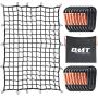 ORION MOTOR TECH Cargo Net for Pickup Truck Beds, 4x6 Truck Cargo Netting and Roof Rack Cargo Net Compatible with Ford Ram GMC Toyota Chevrolet 8x12 Max Cargo Netting with Handmade Knots 16 Carabiners