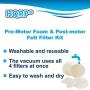 HQRP Foam and Felt Filter Kit compatible with Shark Navigator Swivel NV26 NV27 Upright Vacuum
