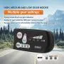 SOONALL 36V/48V Electric Bike Display Meter, Waterproof LED Display Meter with Motor Controller, Multi-Functions Display Control Panel for Bicycle Modification