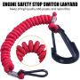 Boat Engine Emergency Safety Kill Stop Switch Lanyard Cord Ship Replacement Parts Fit Mercury Mercruiser-Replaces,15920T54,15920A54, 15920Q54, 8M0092849-36 Inch/90cm Long
