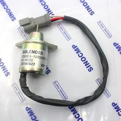1503ES-12S5SUC11S 41-6383 SA-4564 M810324 12V Fuel Cut Down Solenoid - SINOCMP Shut Off Solenoid for Thermo King Engine Stop Solenoid Parts, 3 Month Warranty