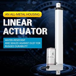 Electric Linear Actuator,DC 12V 750N Force 150-700mm Stroke Waterproof Multifunction Straight Line Actuator Motor Lift Controller for Automotive Medical Devices etc(200mm)