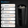 145-175 uf MFD 50/60 Hz 220-250 VAC Volts Round Start Capacitor by Blue Stars - Universal Fit for Air Conditioner and Other Electric Motor Applications - Pack of 1
