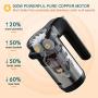 Bear Hand Mixer Electric, 300W Power Handheld Mixer with Turbo Boost, Eject Button, 4 Stainless Steel Accessories, Storage Base, 2x5 Speed Electric Hand Mixer for Easy Whipping Dough Cream Cake, Silver