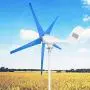 Dyna-Living 400W DC 12V Wind Turbine Generator 3 Blades & 5 Blades 500W 12V Wind Turbine Motor with Charge Controller for Home Marine Industrial Energy (Not Included Mast)