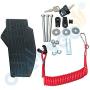 OVERSEE Outboard Remote Control Box Side Mount Outboard Motor Fits for 703 Yamaha Outboards Push Throttle 10 Pin Cable 16 Feet Harness 703-48205-16-00