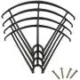 Upgraded Spare Parts Replacement for Syma X5S X5SC X5SW RC Quadcopter Rc Helicopter Copter Toy Motor Main Blade Propellers Propeller Protectors Blades Frame Landing Skid Included Screws Set (Black)