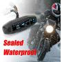 Shkalacar Motorcycle Speedometer Gauge, Mini Universal LCD Motorcycle Meter Speedometer, Digital Odo-Meter Electric Motor Bike Tachometer