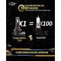 Cougar Motor 9012 LED Bulb, 12000LM Noiseless 6500K Cool White All-in-One Conversion Kit Direct Installation, Halogen Replacement