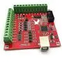Carte d'interface USB DEVMO Mach3 pour Contrôle de Mouvement 4 Axes, Carte de Sortie Breakout pour Driver de Moteur Pas à Pas. Carte d'interface USB DEVMO Mach3 pour Contrôle de Mouvement 4 Axes, Carte de Sortie Breakout pour Driver de Moteur Pas à Pas.