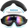 Ski Goggles, 2 Snowboard Motorcycle Goggles Men Women Youth Kids Boy Girls Adults UV Protection Foam Skiing Goggles