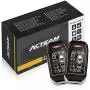 Acteam 2 Way Car Security with Remote Start Car Alarm System with Big LCD Display Remote Starter Turbo Timer Mode Shock Warning 1500M Long Remote Range DC12V