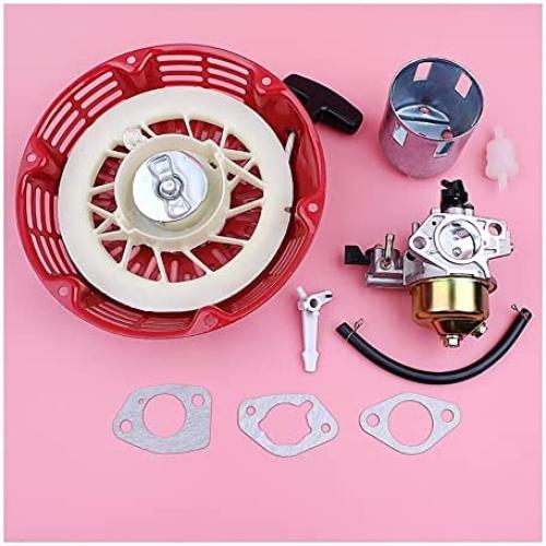 Good Abrasion Resistance Carburetor Recoil Pull Starter for Honda GX390 13HP GX 390 Lawn Mower Engine Motor Carb Gasket Fuel Filter Line Perfect fit