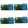 Eletechsup DC 5V 2 Channel 9 Function Delay Timer Relay Module Controller Motor Reverse Cycle Loop Timers Interlock Latch Switch Board LED (4)
