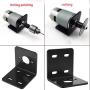 Motor Bracket, High Hardness Right Angle Bracket Holder Support Fixed Base for NO. 775 Motor, Easy to Mount and Fix Motor for Drilling, Polishing