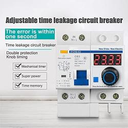 TWDYC Adjustable Timing Leakage Circuit Breaker Water Pump Motor Countdown Switch High Power Time Controller