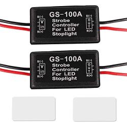 HUIQIAODS Flash Strobe Controller Flasher Module for LED Brake Light Tail Stop Light Auto Truck Motorcyle 12-16V 1PCS