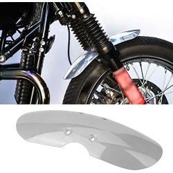 Gorgeri Universal Mud Flap Guard Fairing Mudguard Cover Motorcycle Short Front Mudguard Cover Guard AccessoriesFit for Triumph T100 2001-2016(Silver)