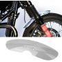 Gorgeri Universal Mud Flap Guard Fairing Mudguard Cover Motorcycle Short Front Mudguard Cover Guard AccessoriesFit for Triumph T100 2001-2016(Silver)