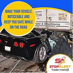STOP-ALERT Brake Wave 36 - HEAVY DUTY 36 Light Selectable Flashes 10 AMPS Electronic Brake Flasher Tail & Stop Light Strobe - LED and Incandescent Lights for Cars, Trucks, Motorcycles 12-24V
