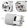 High Torque DC Motor Metal Micro Gear Motor Box Electric Motor Gear Box Output Shaft Geared Motor for Electric Tools 12V