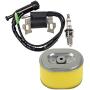 HIFROM Replace Ignition Coil with Spark Plug Air Filter for Honda Gx140 Gx160 Gx200 5.5hp 6.5hp Engine Generator Lawn Mower Motor