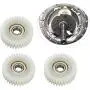 SH-RuiDu 3PCS Nylon Drive Gear 36T Planetary Gears E-Bike Wheel Hub Motor Planetary Gears W/Bearing Equipment Tool Accessory