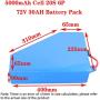 Jieoto 72V E-Bike Battery 30Ah 20S 6P Li-ion Triangle Battery Pack Electric Motorcycle 500W-2800W Lithium Battery with 5A Quick Charger and Triangle Bag