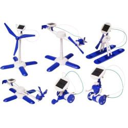 Edu-Toys 6-in-1 Solar Kit| Build 6 Solar Powered Models | No batteries | Sun Powered