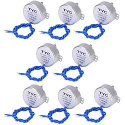 Electric Synchron Motor Synchronous Synchron Motor turntable Motor Cup Turner Motor 110V 100-127VAC 50/60 Hz 4W 5-6RPM/MIN CCW/CW Direction for Hand-Made,School Project,Model or Guide (8PCS/5-6RPM)