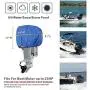 Explore Land Trailerable Boat Cover Fits 14-16Long Beam Width up to 76