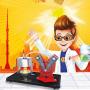 Sunnytech Mini Hot Live Steam Engine Model Education Toy DIY (V-Type)