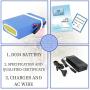 Grideto E-Bike Battery, 36V 20AH Waterproof PVC Battery Pack,Lithium Ion Battery Pack with BMS Protection and 3A Charger, for 200W 250W 350W 500W Motor