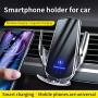 KERNKLENPP Car Wireless Charger Phone Holder,Intelligent Sensing,Fully Automatic 15w Fast Charging,Car Mount Air Vent Mount for iPhone13/ 12/11/X /8/8series,Samsung S Series/Note Series and More (RD)