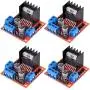 4 Pack L298N H Bridge Motor Driver Controller Board Dual Stepper Drive Control Module for Raspberry Pi, Smart Robot Car, UNO, Mega2560